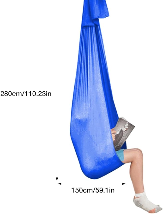 Shakven Extra Sturdy Sensory Swing for Kids | Super Cuddle Indoor Swing,Ther apy Swing Hammock for Child & Adult with Au tism, ADHD, Aspergers, Sensory Integration
