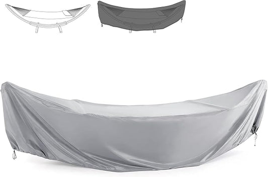 SUNCREAT Hammock Cover, Water-Resistant Polyester Hammock Stand Cover for 14ft Arc Stand, Gray