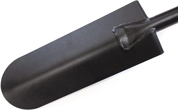 Bully Tools Drain Spade Shovel – Heavy Duty 12-Gauge with Long Fiberglass Handle for Digging, Trench Work, Garden Tasks, Shovels for Gardening and Soil Cutting, Durable Digging Shovel Design, 58-Inch