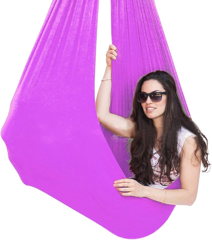 Sensory Swing for Adults Therapy Swing for Kids Indoor Outdoor Calming Snuggle Hammock Durable Fabric Swing for Autism ADHD Aspergers and Sensory Integration