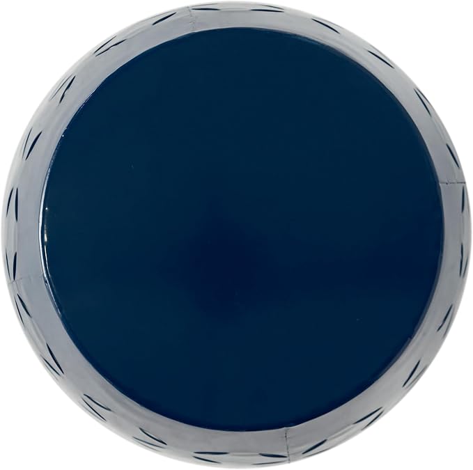 12" Outdoor Side Table, Metal Round Side Table, Multi Functional Decorative Cutout, Coffee Table, Night Stand, Plant Stand for Patio, Garden, Backyard, Gazebo Indoor (Dark Blue)