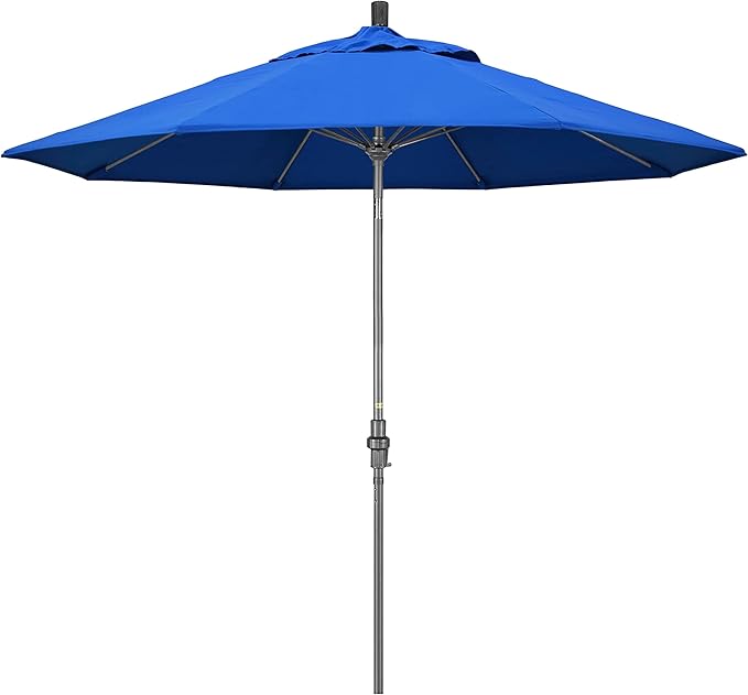 California Umbrella Crank Lift, Collar Tilt, Aluminum Pole