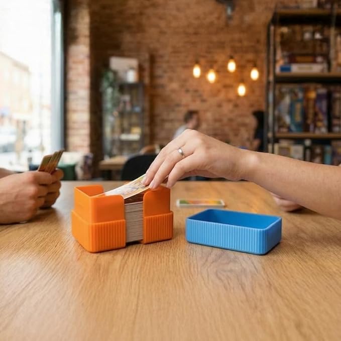 Locking Card Case Secure Deck Holder Protective Storage Box for Card Game Decks