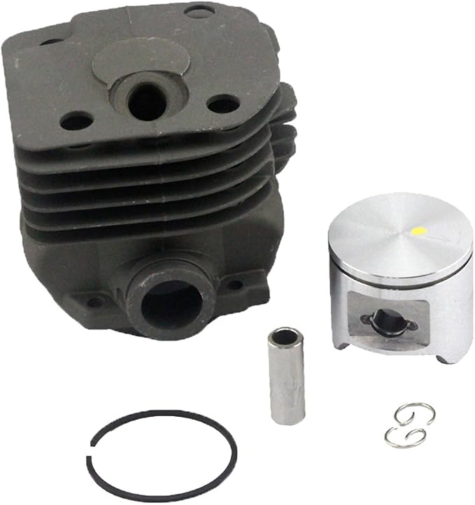 Farmertec 48MM Cylinder Piston Kit Compatible with Husqvarna 362 365 371 372 Jonsered 2165 Chainsaw Round Inlet 503 93 90 71