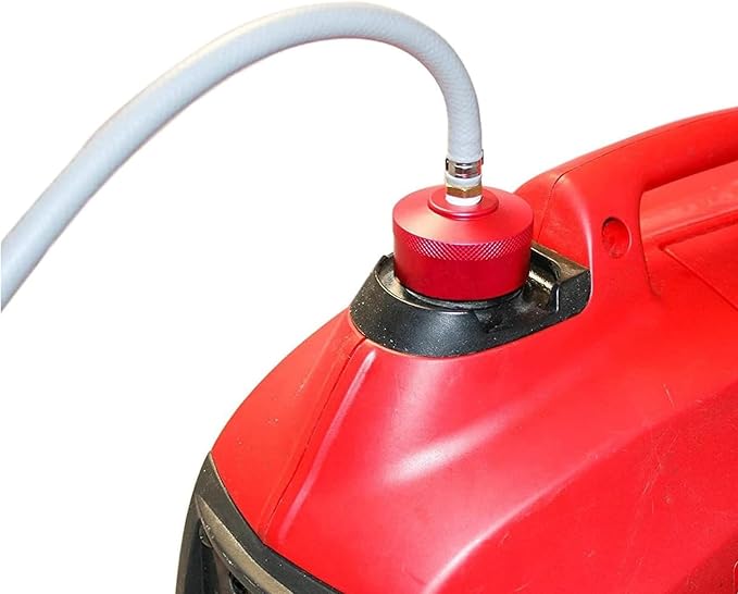 YMT Red Upgrade Extended Run Fuel Gas Cap Fit for Honda EU1000i EU2000i EU3000i Handi, Champion 2000watt Generators