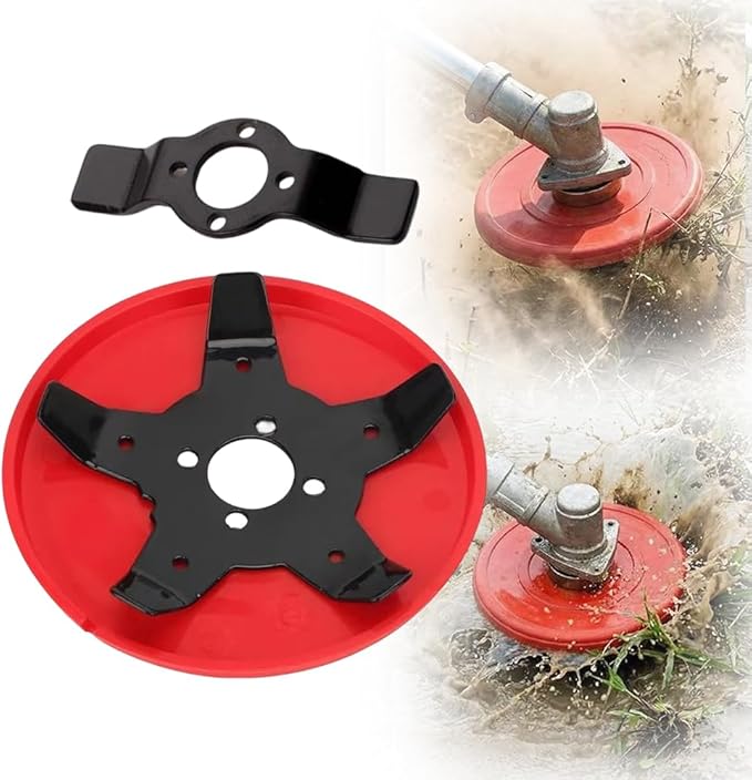 Universal Weeding Disk, Upgraded Dual-Use Weeder Plate for Weed Trimmer, Multifunctional Brush Cutter Blade for Lawn Mower Head, Grass Cutting Weed Blade (1PCS)