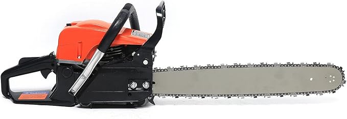 Gasoline Powered Logging Saw, 35.4" Handheld Gasoline Chain Saw, Wood Cutting Shredder for Farms, Gardens and Pastures