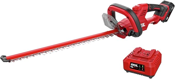 SKIL 20V String Trimmer, Leaf Blower & Hedge Trimmer Kit - Includes 13" Trimmer, 400 CFM Blower, 22" Hedge Trimmer, Batteries & Chargers