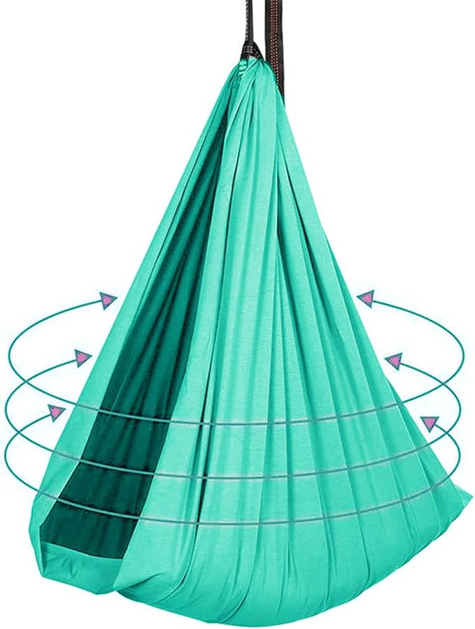 Sensory Swing for Adults Kids Therapy Swing Indoor Soothing Calming Snuggle Hammock Durable Soft Fabric Swing Excellent stretchability Ideal for Sensory Integration
