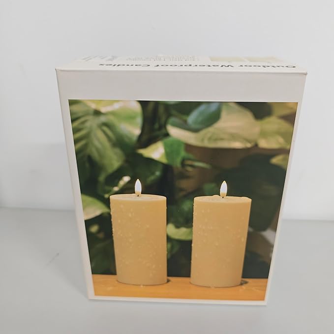 Pink Flameless Pillar Candles 6x3 Set of 2 with Timer, LED Battery Candles for Bedroom Decor, Decorative Candles for Nursery and Pink Room Decor