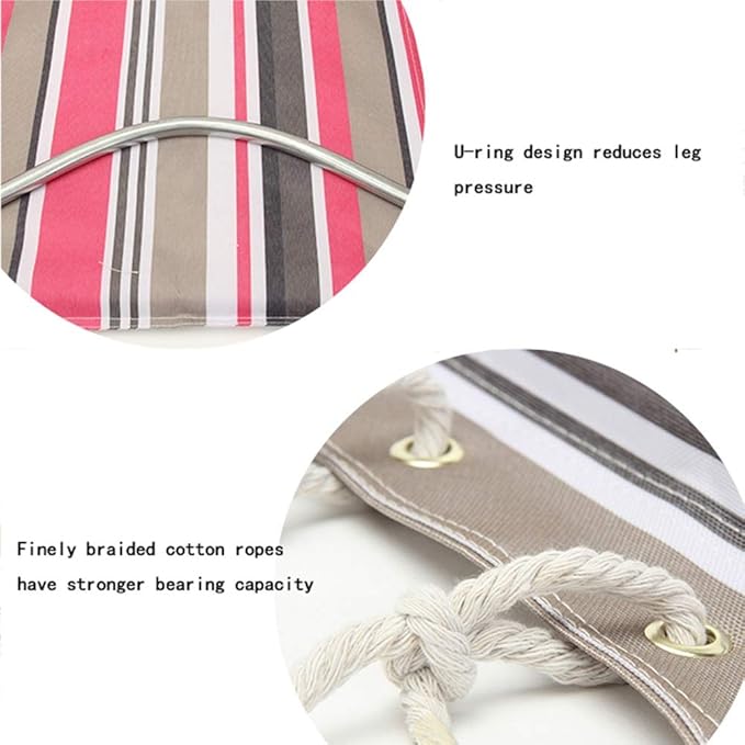 Camping Hammock, Hammock Balcony Hanging Chair Dormitory Dormitory Student Hammock Indoor Basket Lazy Rocking Chair Single Art Swing Outdoor Camping(D)