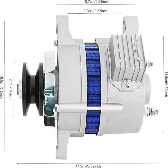 1200W 14V Permanent Magnet AC Generator, 4500 RPM Permanent Magnet Generator, Permanent Magnetic Alternator with Pure Copper Motor, Reliable Power Source for Charging & Lighting