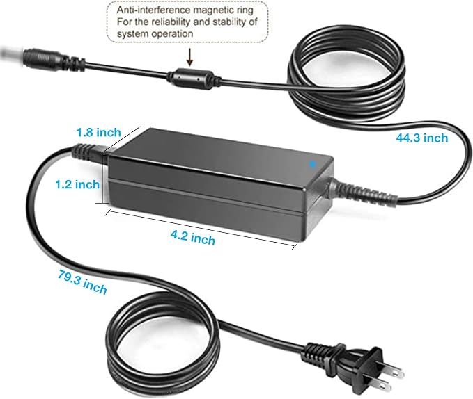 20V AC/DC Adapter Compatible with Energizer PPS320 PPS320W01 Portable Power Station Solar Generator Lithium-ion Battery 320Wh 300W 100000mAh Power Supply Cord Cable Charger Mains