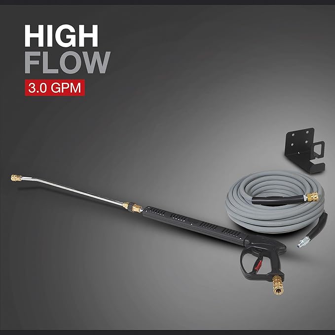 NorthStar Electric Cold Water Total Start/Stop Stationary Commercial Pressure Washer -2500 PSI, 3.0 GPM, 230 Volts - Model 1571108