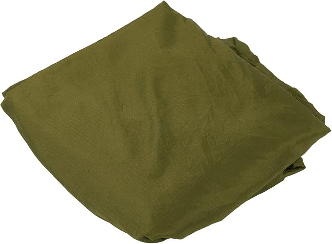 Portable Parachute Camping Hammock, Lightweight Outdoor Hammock with Aluminum Snap Hooks and Storage Bag, Compact Foldable Hammock for Hiking Travel Picnics (Army Green)