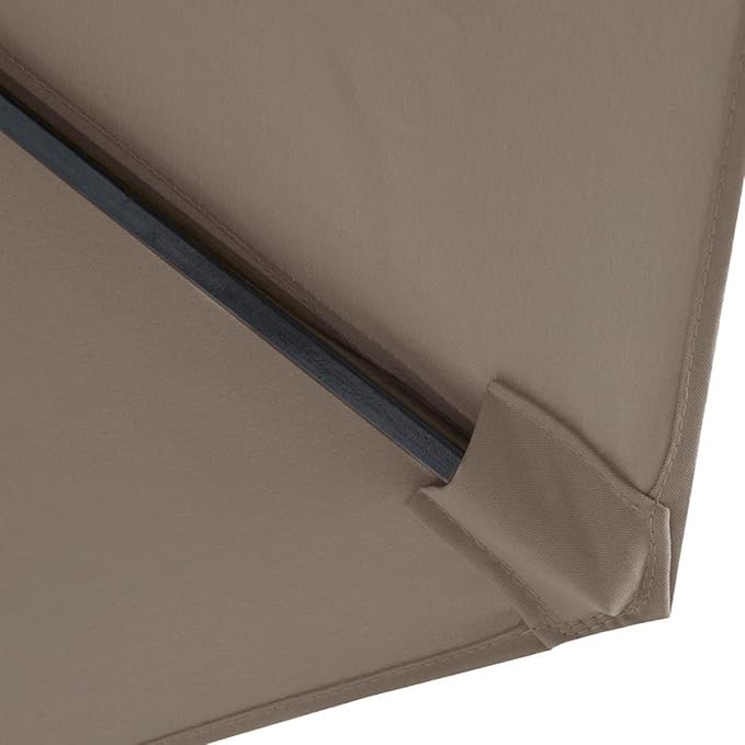 ontheway 11FT Patio Umbrella Enhanced Replacement Canopy Market Table 8 Ribs Umbrella Canopy