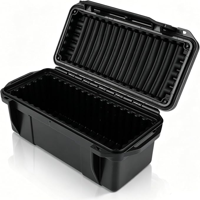 Dry Storage Box, 3 Types Survival Box Container Outdoor Shockproof Case Portable Storage Container for Camping Hiking Outdoor Activities