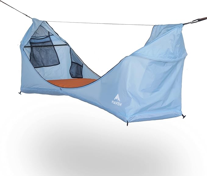 Haven Tents Lay Flat Hammock Tent - Waterproof Camping Hammock with Mosquito Net, Insulated Pad and Rainfly - Haven Tent, Haven XL, Haven Safari