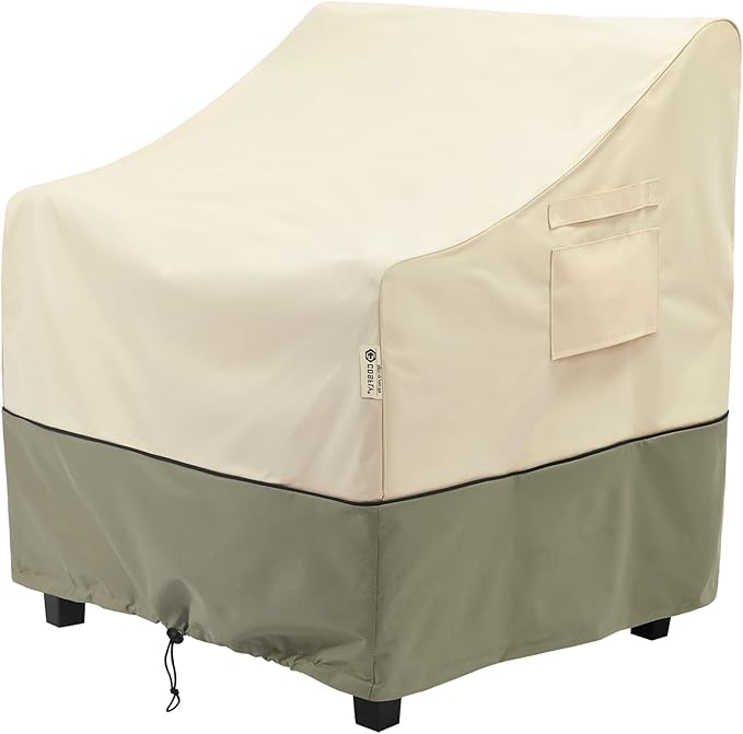 COSFLY Patio Furniture Covers Waterproof, Outdoor Chair Covers 1 Pack Heavy Duty - Fits up to 29W x 30D x36H Inches (1 Pack)