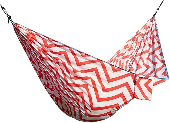 Double Camping Hammock, Lightweight Nylon Portable Hammock with Ropes, Travel Hanging Hammock with Carrying Bag, for Indoor Travel Beach (Color : SingleB, Size : 230x100cm)