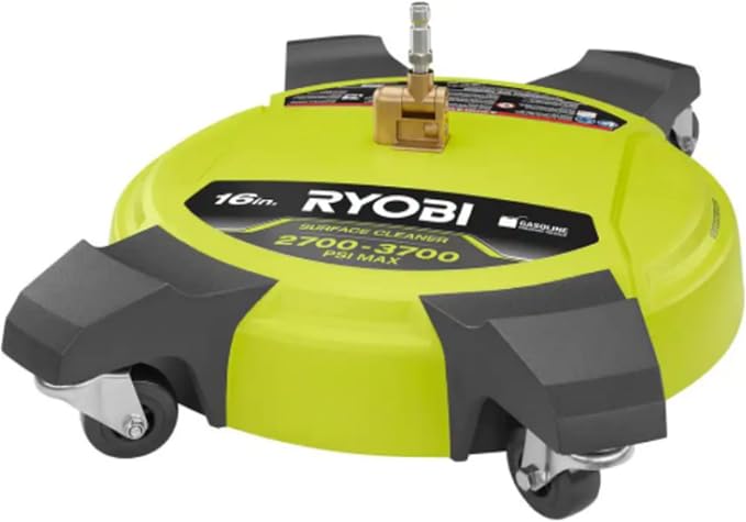 RYOBI 16 in. 3700 PSI Gas Pressure Washer Surface Cleaner Green
