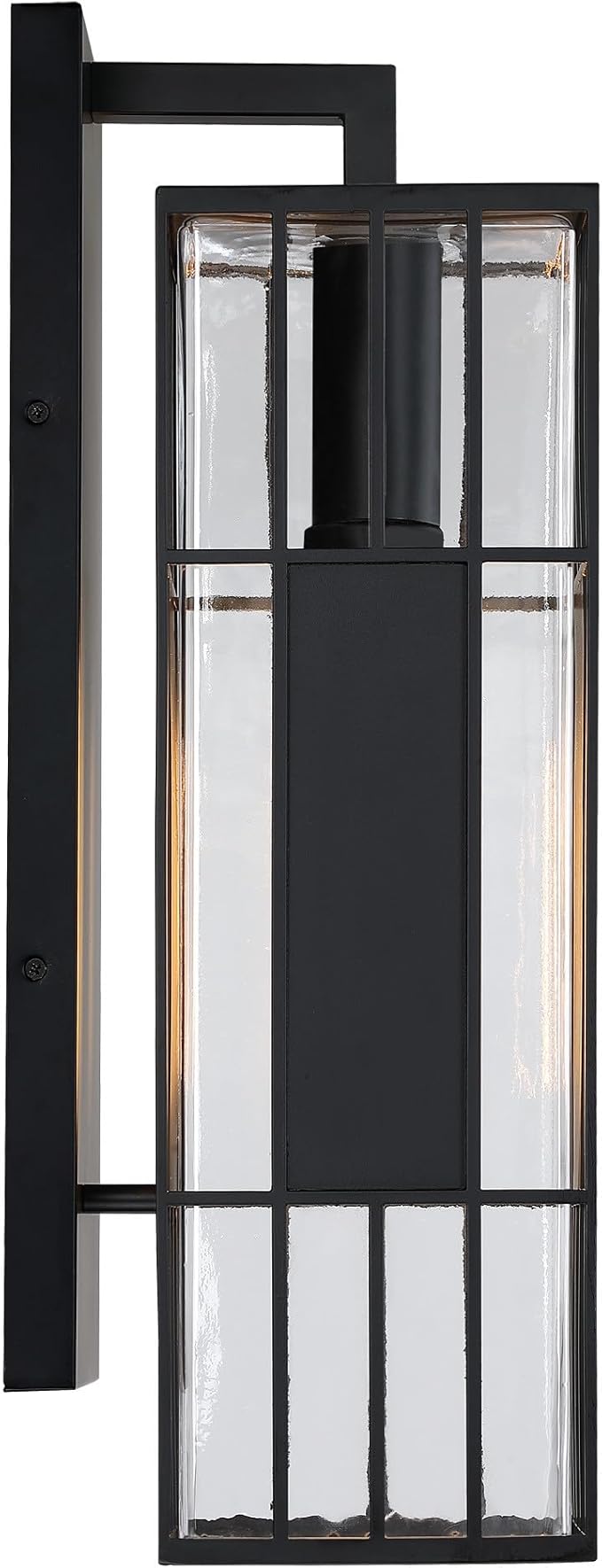 DESIGNERS FOUNTAIN D351M-22EW-BK Edgehill - 1 Light Outdoor Wall Mount-22 Inch Tall and 6.5 Inch Wide