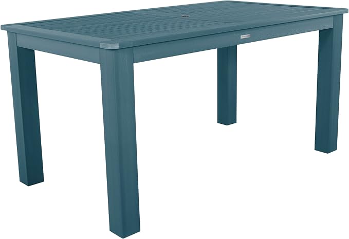 highwood Lehigh and Weatherly Rectangular Counter Height Dining Table, 42 x 72, Nantucket Blue