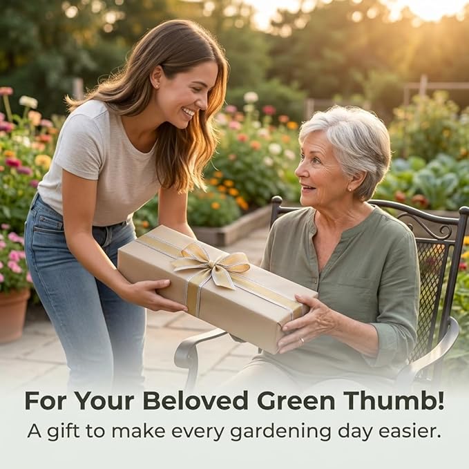 Premium 45.67" Standing Hand Weeder: Long Handle Hoe with Non-Slip Rubber Grip. Portable Root Puller for Yard, Lawn & Patio. Multi-Functional Soil Tiller & Digging Tool for Back-Saving Gardening.