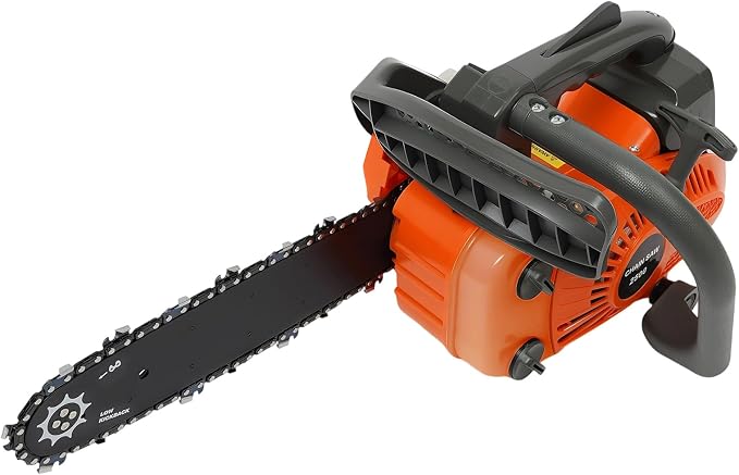12'' Top Handle Chainsaw, 25.4cc Gas Powered Chainsaw, Gasoline Chain Saw for Trees Wood Cutting