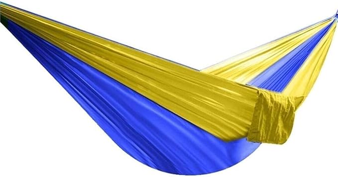 Hammock for Outside 270x140 Cm Camping Hammock Double & Single Portable Hammock with Tree Straps, Lightweight Nylon Parachute Hammocks Hammock Swing