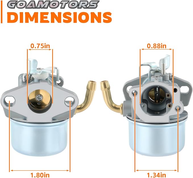 GoaMotors Carburetor Fits for Troy-Bilt 030248 030378 01924 030926FD 3500 Watt Generator with 120312 Series OHV Engine 696981 698860 694508 795069 698859 790180 790290 693865