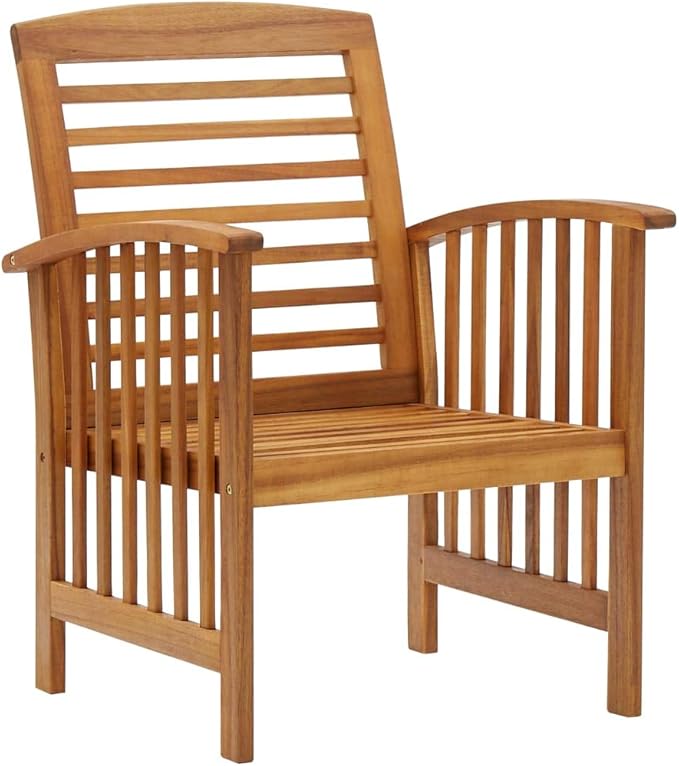Patio Lounge Set,Outdoor Patio Furniture,Outdoor Chat Conversation Set,Garden Furniture Sets,for Patio,Backyard,Garden,Outdoor,5 Piece Solid Acacia Wood
