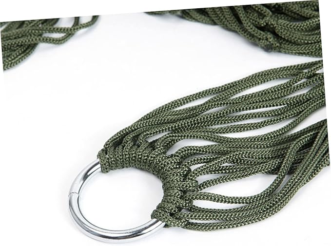 Levemolo Camping Hammock Portable Nylon Outdoor Hammock Garden Patio Sleep Camping Strong Rope