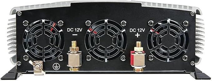 Fits Jupiter 2000 Watt Power Inverter 12V to 120V – 4000W Peak Car Battery Inverter Modified Sine Wave Converter with 3 AC Outlets & USB – Truck RV Camping Emergency Backup