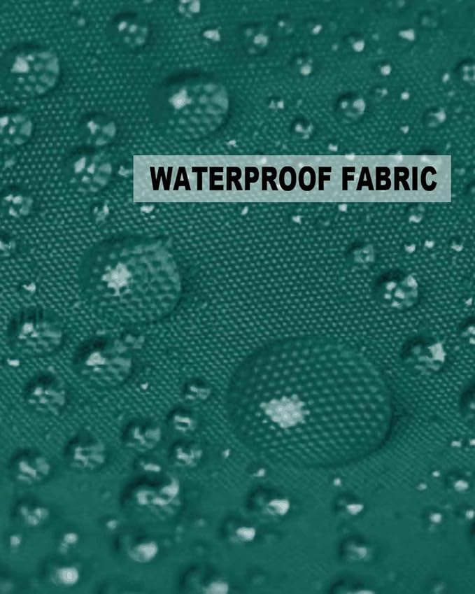 Outdoor Waterproof Throw Pillow Covers Set of 2 Aventurine Green Pillowcases 24x24 Inches Simple Style Patio Decorative Pillows Cushion Case Patio Pillows for Couch Bed Chair Garden
