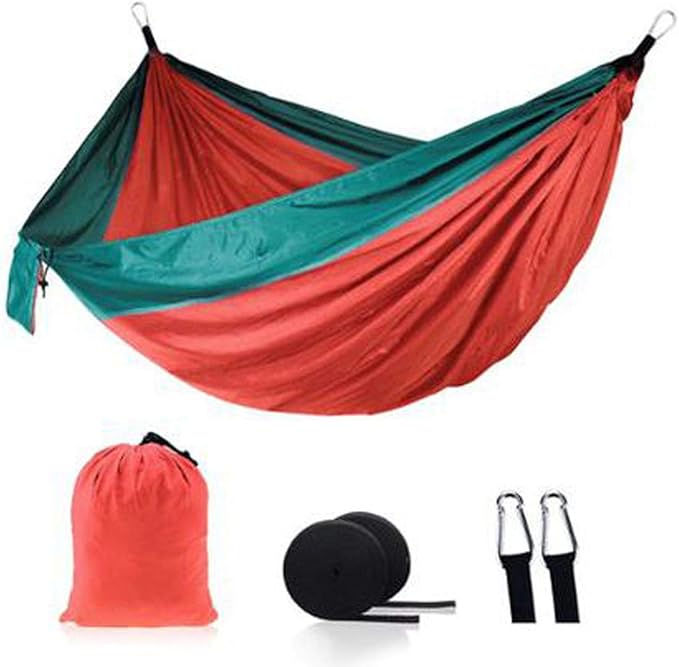 Ultralight Outdoor Camping Nylon Hammock Sleeping Swing Tree Bed Garden Backyard Furniture Hanging Double Hammock Chair Hanging Cushion 20