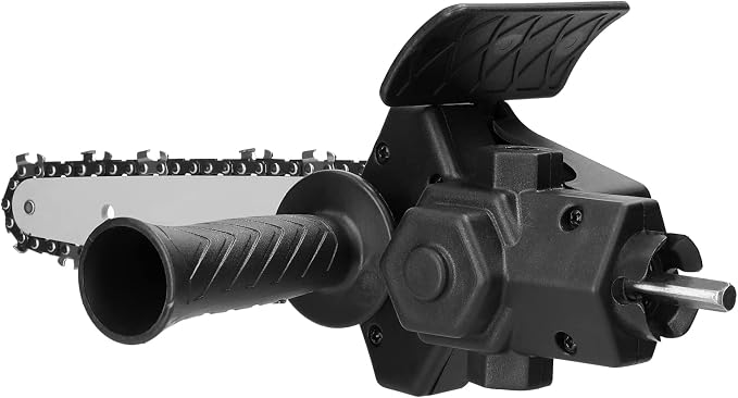 6 Inch Electric Drill Modified To Electric Chainsaw Tool Attachment Electric Chainsaws Accessory Practical Modification Tool Set Woodworking Cutting Tool
