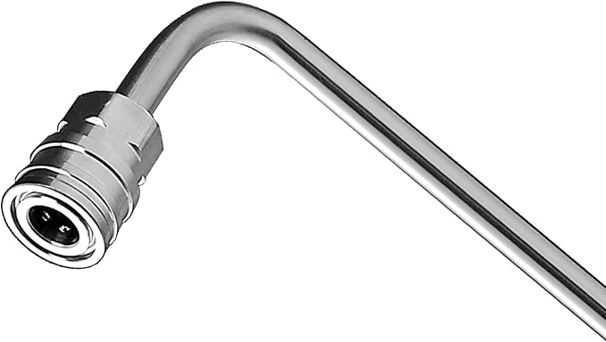 M MINGLE Pressure Washer Wand Extension, 90 Degree Curved Angled, Undercarriage and Gutter Cleaner Attachment, 1/4 Inch Quick Connect, 14 Inch