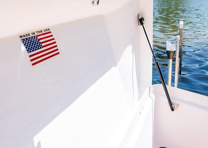 DoxBox Fiberglass Storage Box. US Made Weatherproof Storage with UV-Resistant Gelcoat for Waterfront, Boat, and Outdoor Gear, Rectangle Shape (Seafoam)