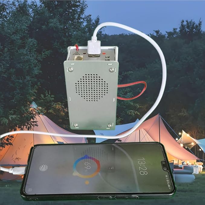 High Power Hand Crank Generator 1000Mah, Mini Portable Emergency Power Supply Safe And Practical Suitable for Leisure Decompression, Sudden Power Outage