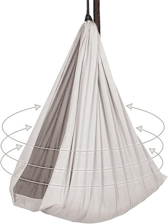 Sensory Swing for Adults Kids Therapy Swing Indoor Soothing Calming Snuggle Hammock Durable Soft Fabric Swing Excellent stretchability Ideal for Sensory Integration