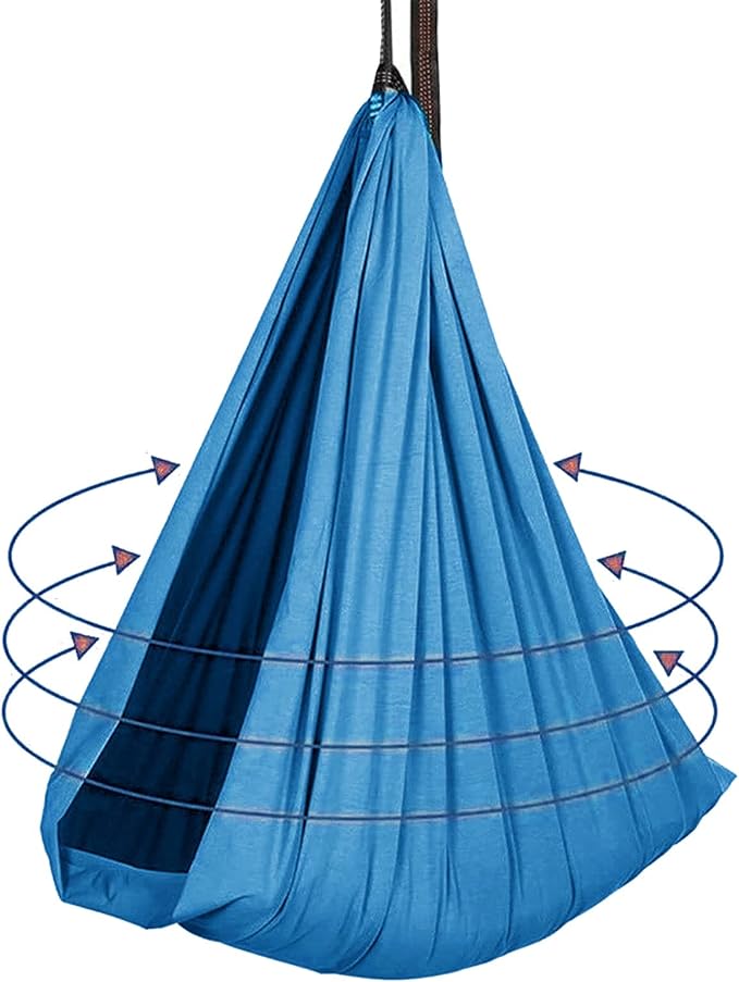 Sensory Swing for Adults Kids Therapy Swing Indoor Soothing Calming Snuggle Hammock Durable Soft Fabric Swing Excellent stretchability Ideal for Sensory Integration