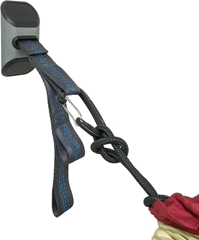 ENO, Eagles Nest Outfitters Deluxe Hammock Hanging Kit, Take Your Hammock Inside, Charcoal