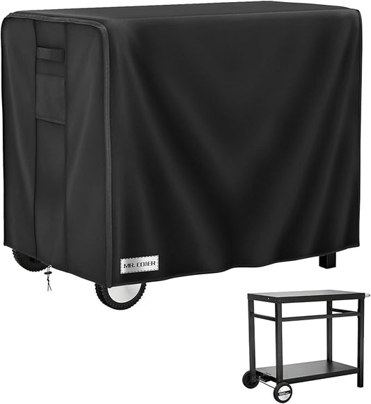 MR. COVER Outdoor Prep Table Cover 40 inch for Royal Gourmet Cart Flattop Worktable, 600D Heavy Duty Waterproof for Grill Dining Kitchen Island cart Protective, Outdoor Storage Cabinet Cover