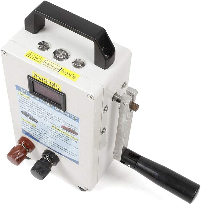 DONSU 150W Hand Crank USB Charger Generator Portable Power Supply Phone Charger Outdoor Travel Emergency Power Supply USA