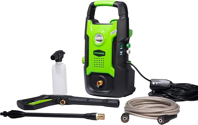 Greenworks 1600 PSI (1.2 GPM) Electric Pressure Washer & Kärcher - Pressure Washer Multi-Purpose Cleaning Soap Concentrate – for All Outdoor Surfaces – 1 Gallon
