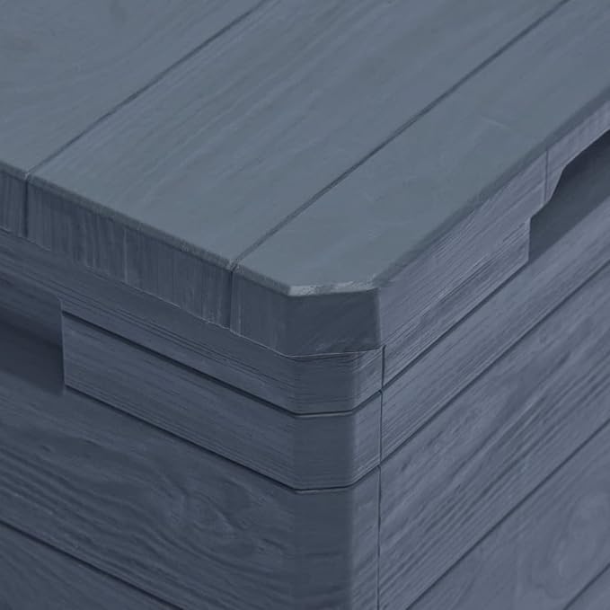 Patio Patio Storage Box，Pool Storage Boxes Outdoor Waterproof, Deck Decor Outdoor Bench, Patio Bench Outdoor Storage Box 23.8 gal Anthracite