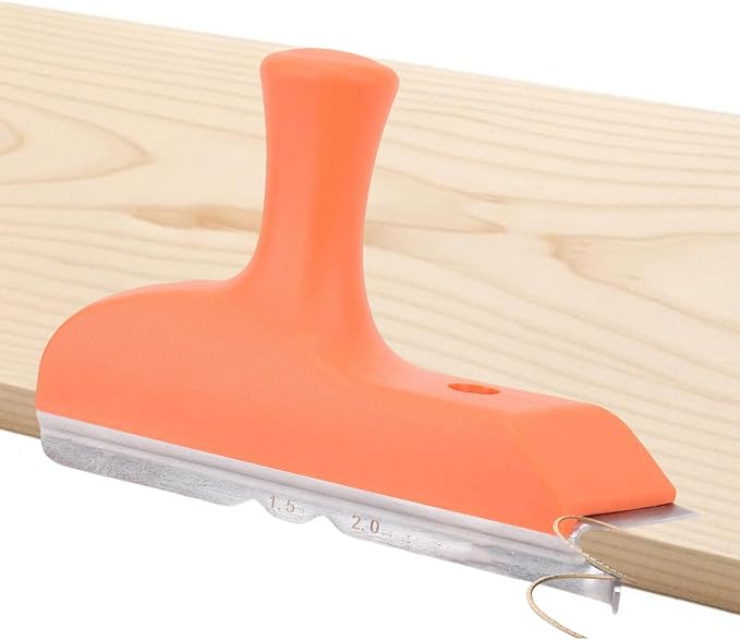 3 in 1 Edge Banding Trimmer with Sharp Stainless Steel Blades, Professional Woodworking Veneer Cutter with Ergonomic Grip for Veneer, PVC, and ABS on Straight, Curved, and Chamfered Edges