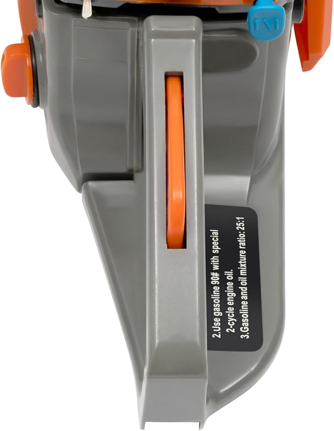 20Inch Gas Chainsaw, 2-Stroke 58CC 2.4KW Engine Handheld Gas Power Chain Saw with Air-cooled Petrol Saws Set for Wood Cutting, Garden Pruning, Forest Logging, USA STOCK