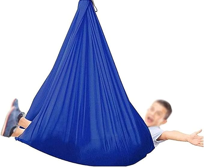 Indoor Snuggle Swing Therapy Swing Kids Cuddle Hammock for Adults with Special Needs for Children with Autism, ADHD, Aspergers Ideal Sensory Integration (Size : 150 * 280CM/59 * 110in)